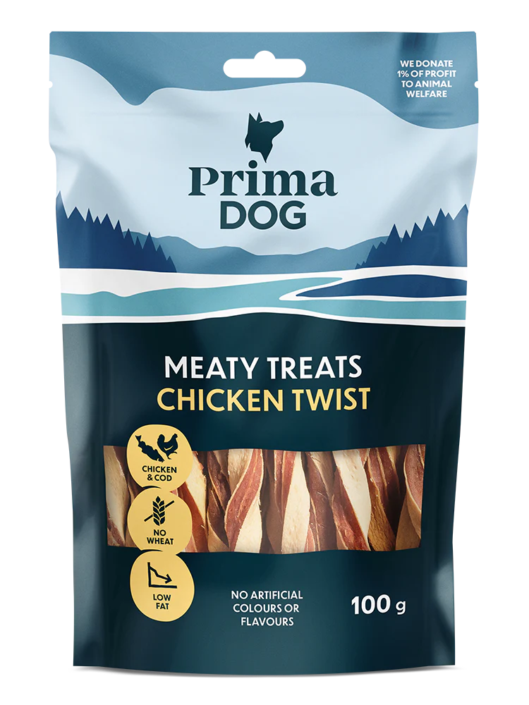 PrimaDog Meaty Treats Kycklingtwist