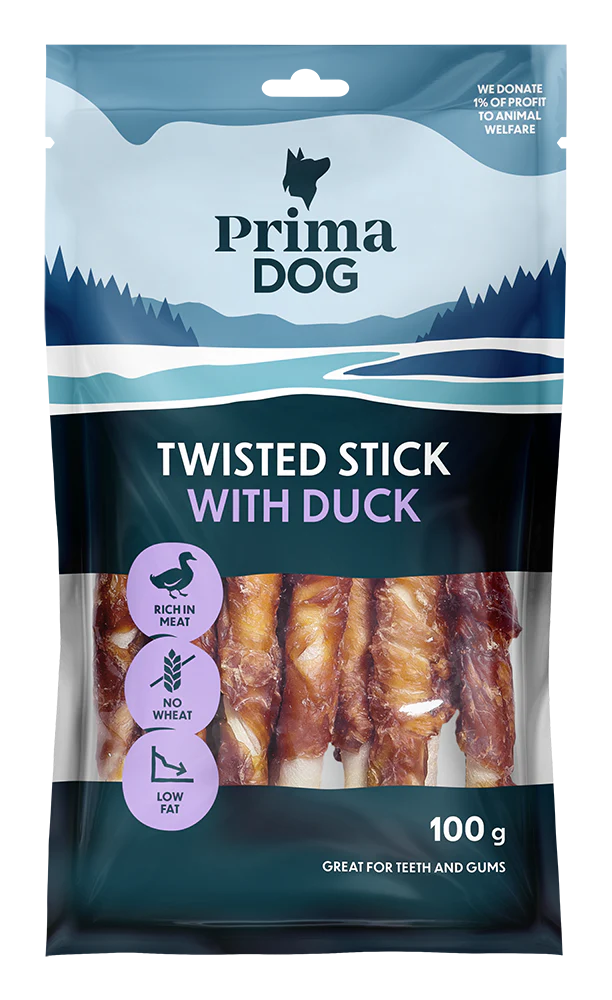 PrimaDog Tuggpinne med Anka 13cm