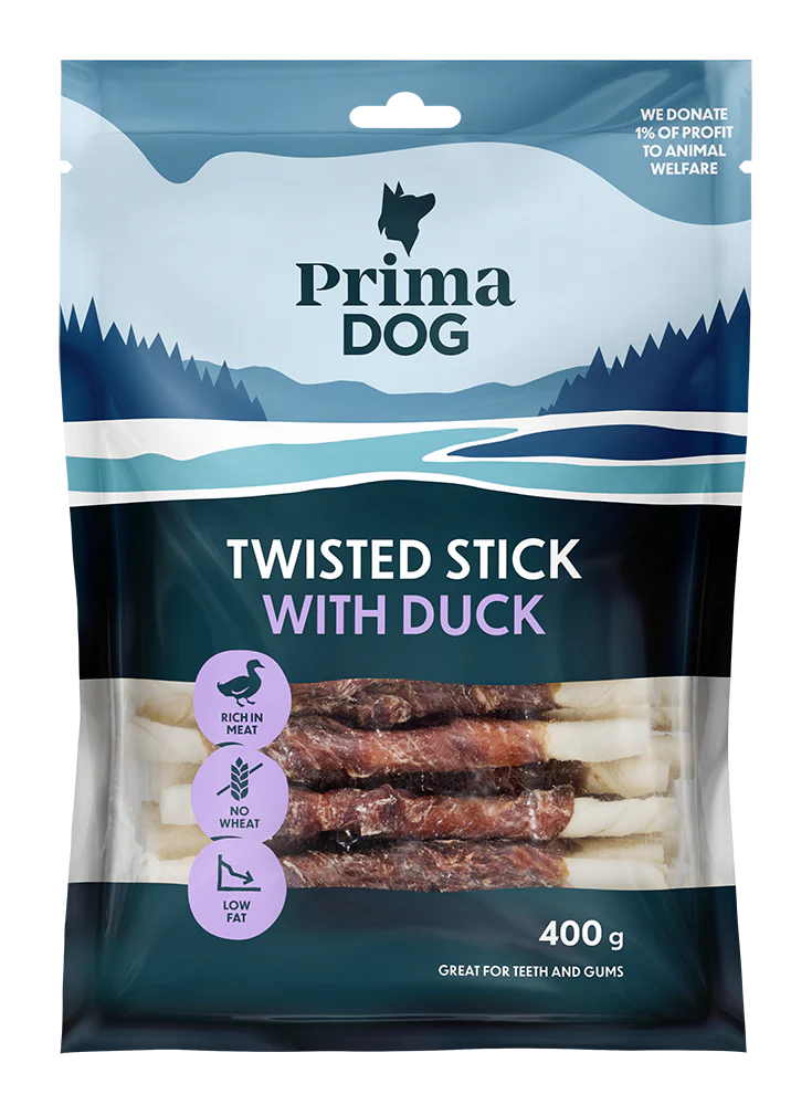 PrimaDog Tuggpinne med Anka 13cm