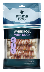 PrimaDog Vit tuggrulle med Anka
