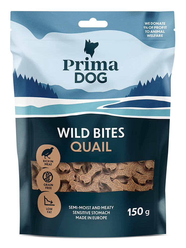 PrimaDog Wild Bites Vaktel