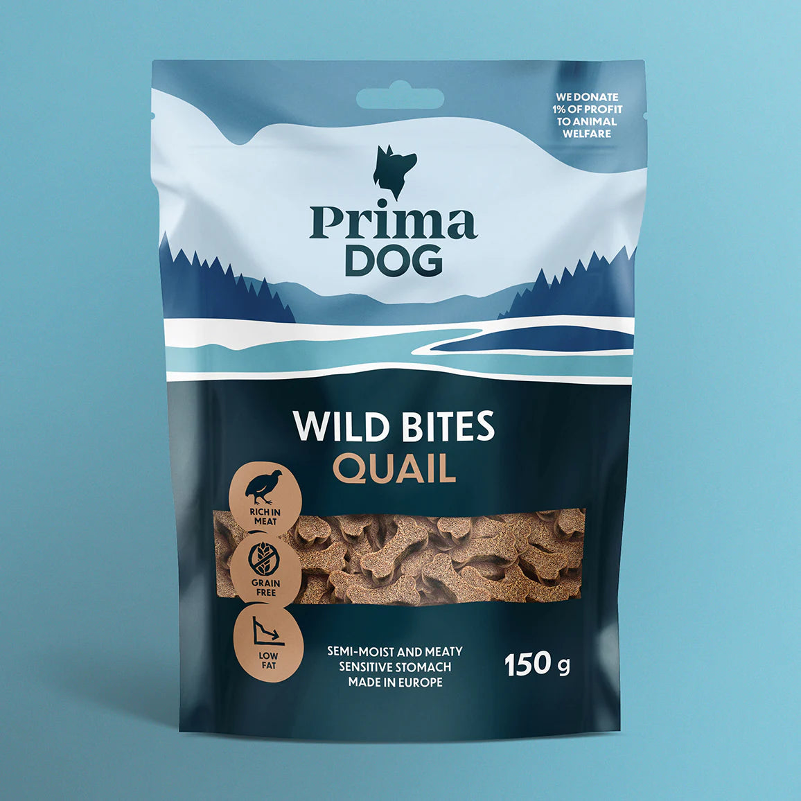 PrimaDog Wild Bites Vaktel