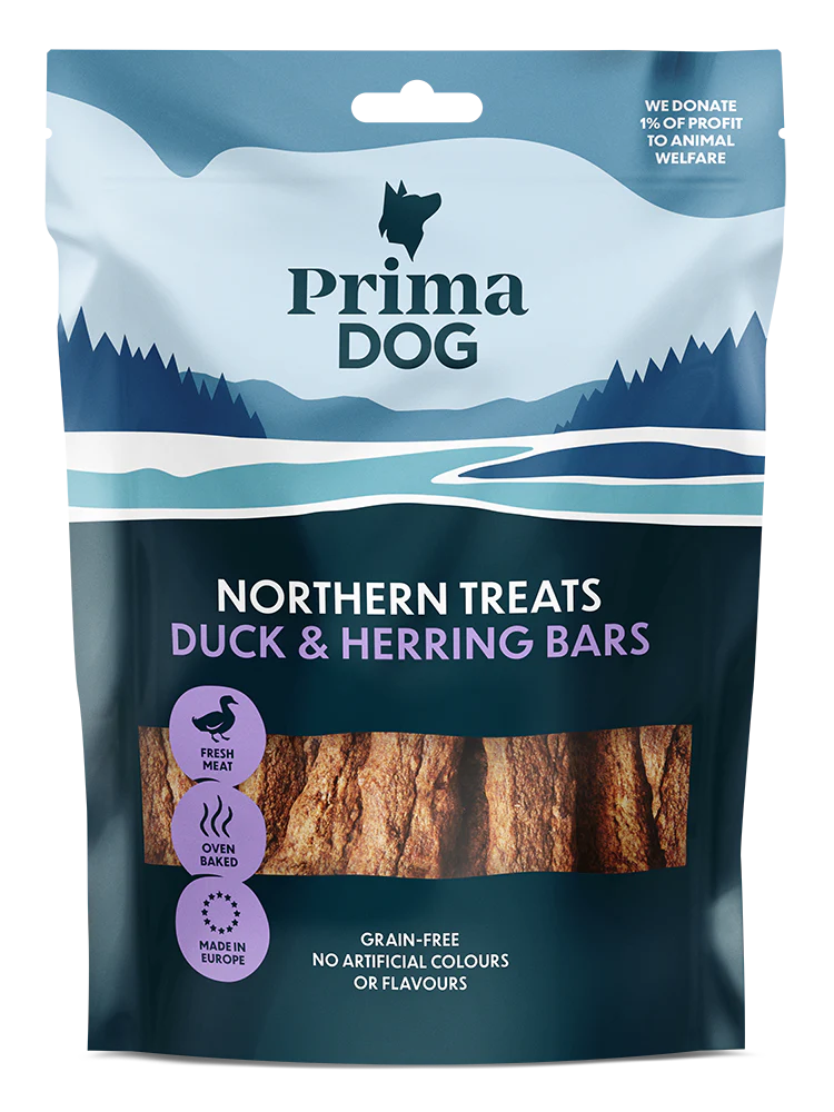 PrimaDog Northern Treats Bars Anka & Strömming