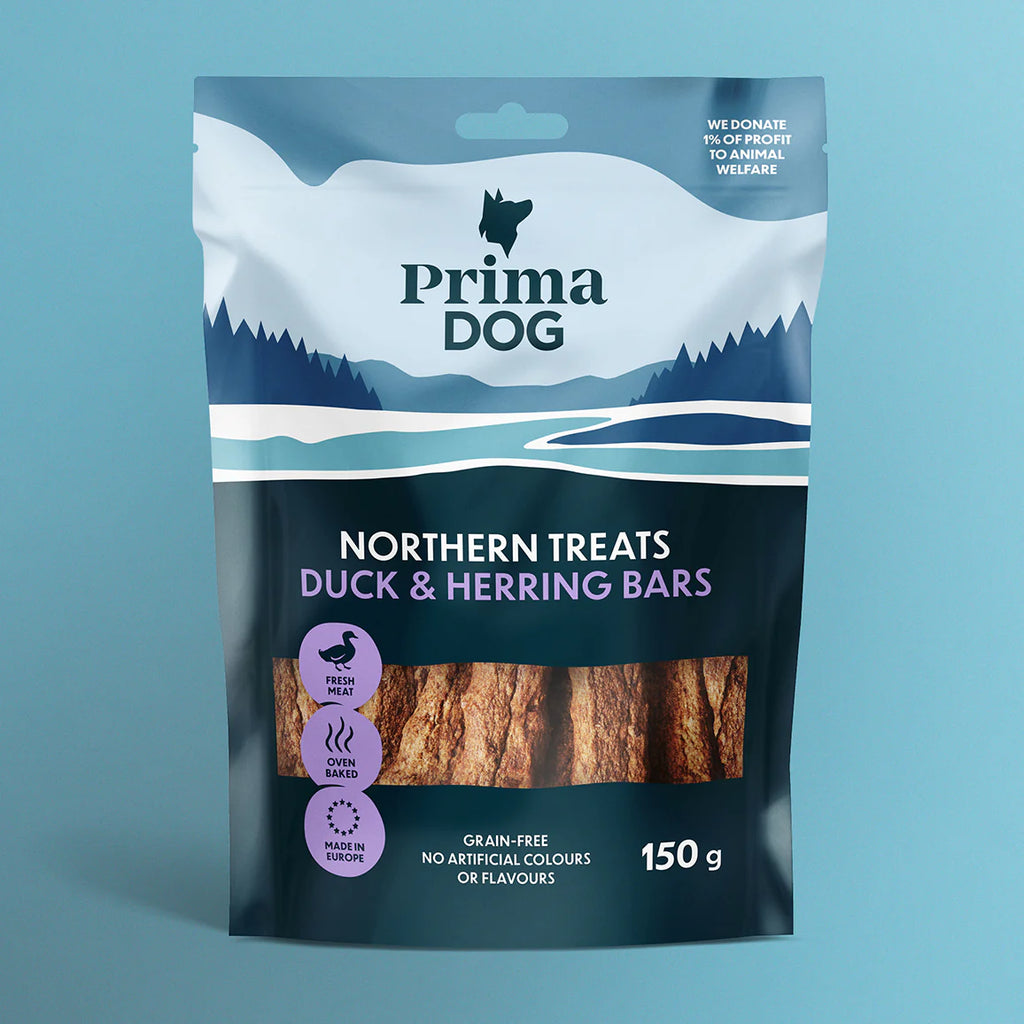 PrimaDog Northern Treats Bars Anka & Strömming