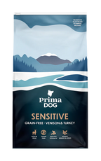 PrimaDog Adult Sensitive Hjort & Kalkon GF
