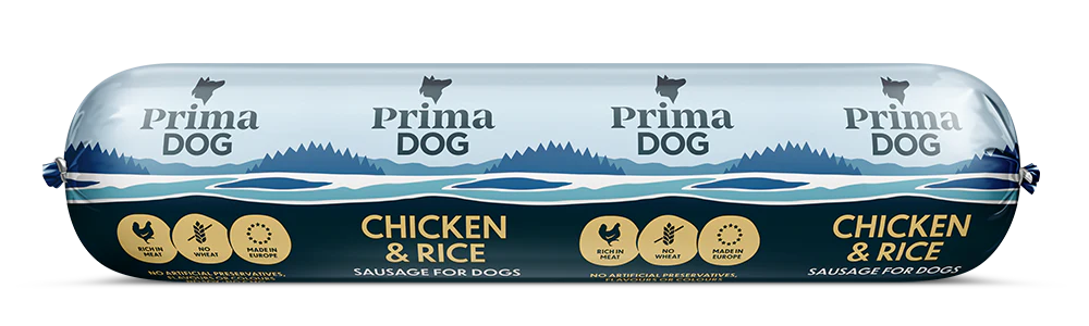 PrimaDog Kyckling & Ris korv