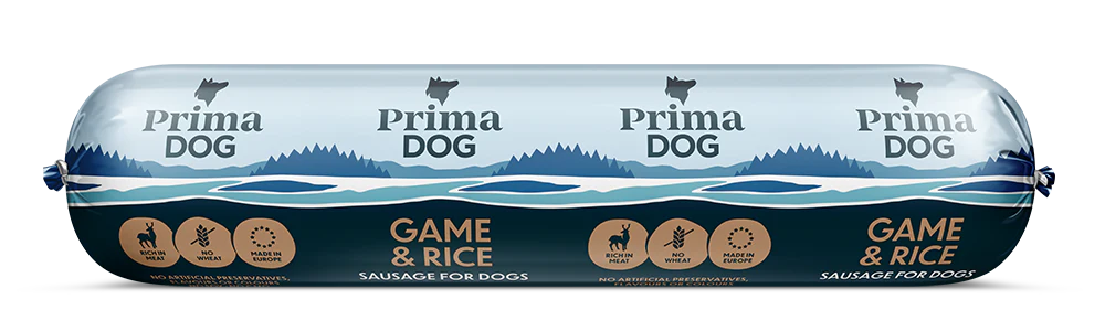 PrimaDog Vilt & Ris korv