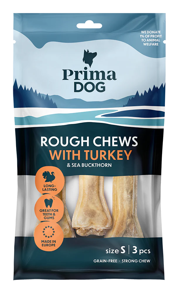 PrimaDog Rough Chews Kalkon & Havtorn