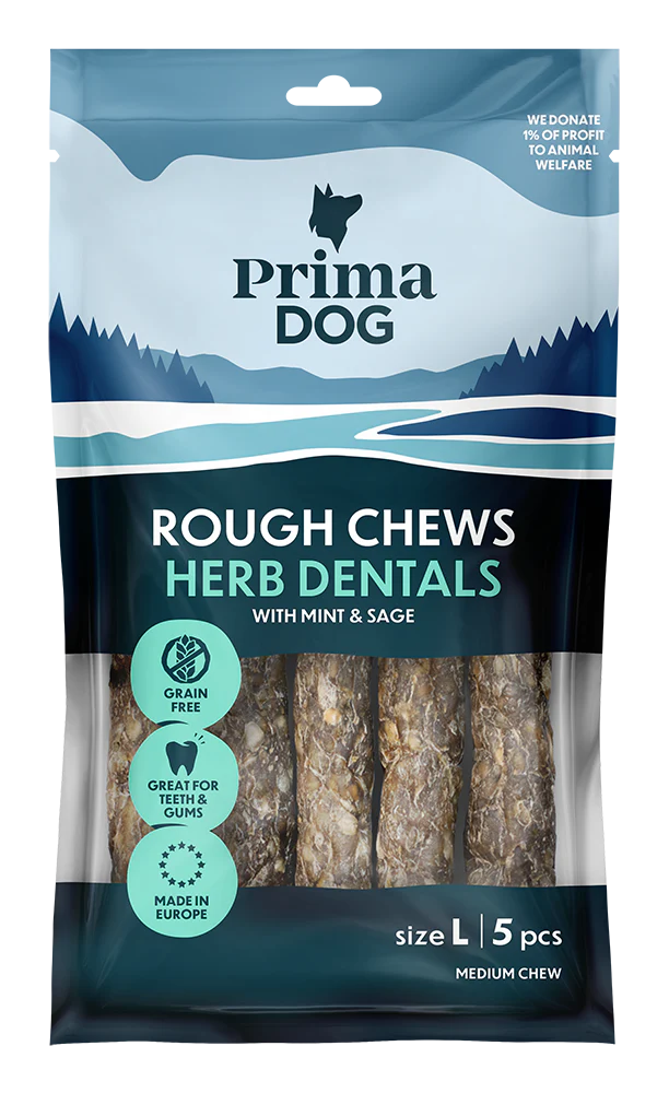 PrimaDog Rough Chews Dental Mynta & Salvia