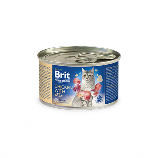 Brit Premium by Nature Katt Kyckling & Biff