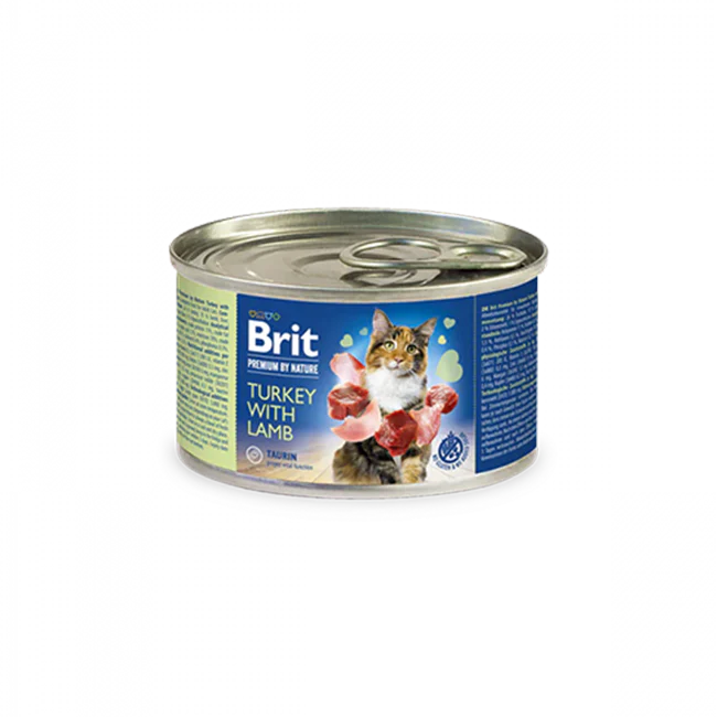Brit Premium by Nature Katt Kalkon & Lamm