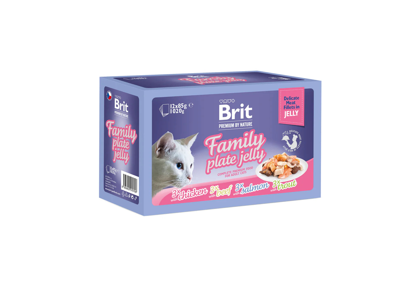 Brit Premium by Nature Katt Filéer i Gelé Family Plate
