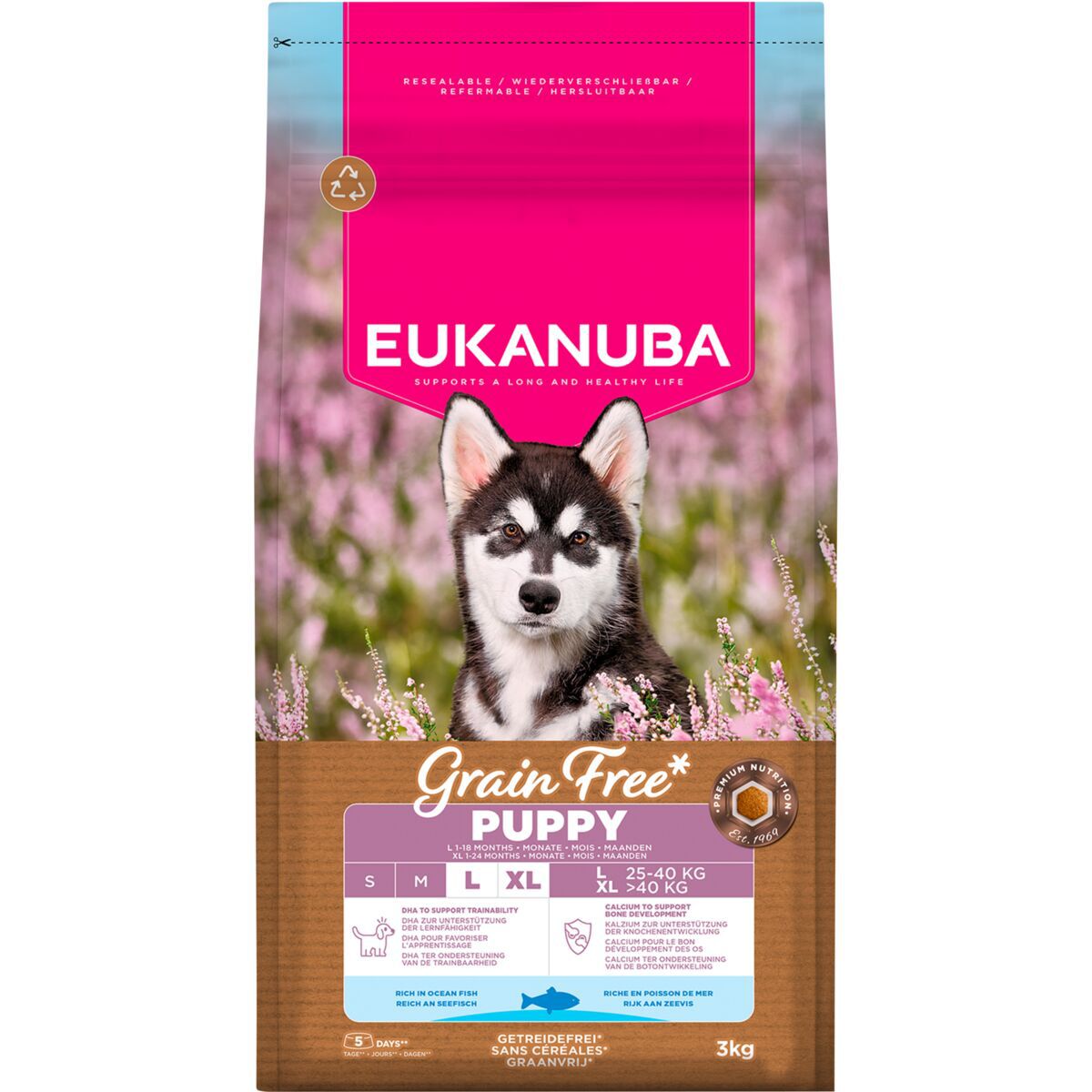 Eukanuba Puppy Grain Free Large & Extra Large Breed Ocean Fish