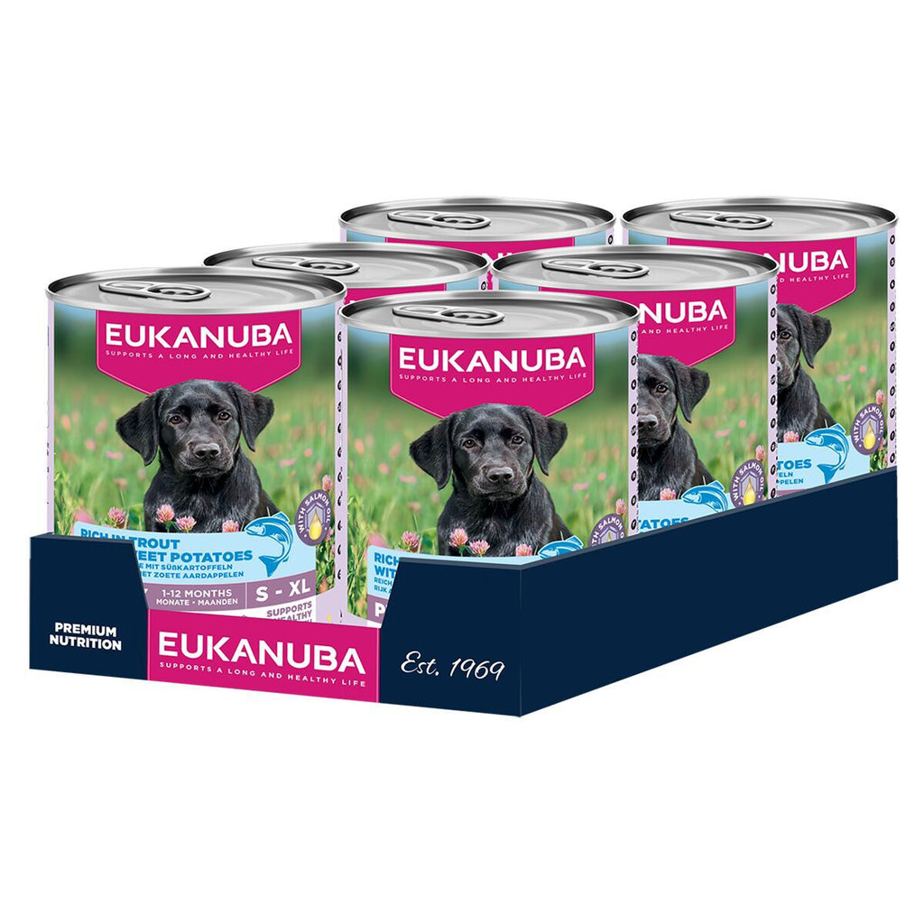 Eukanuba Dog Wet Puppy Trout with Sweet Potatoes Våtfoder till Valp 400 g
