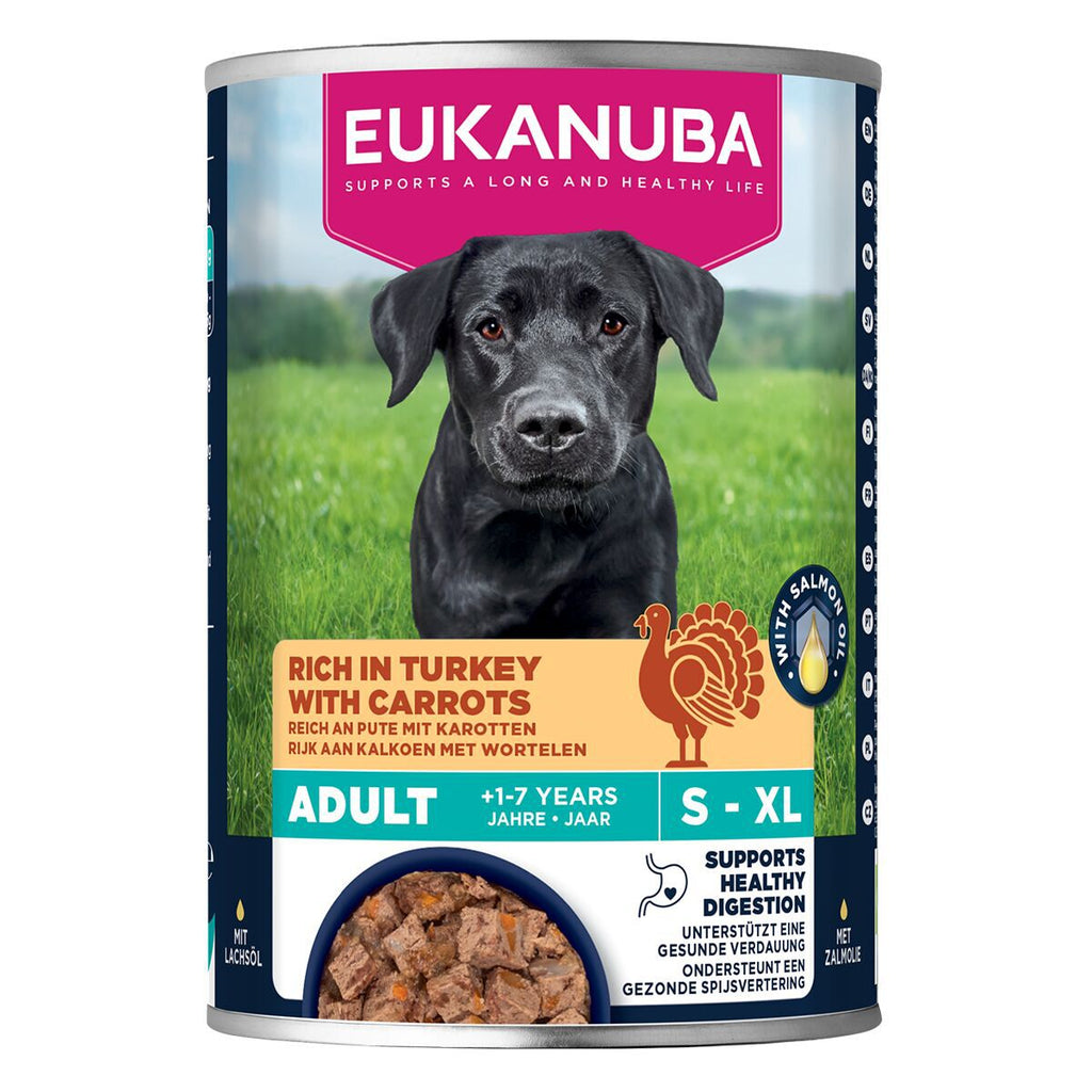 Eukanuba Dog Wet Adult Turkey with Carrots Våtfoder till Hund 400 g