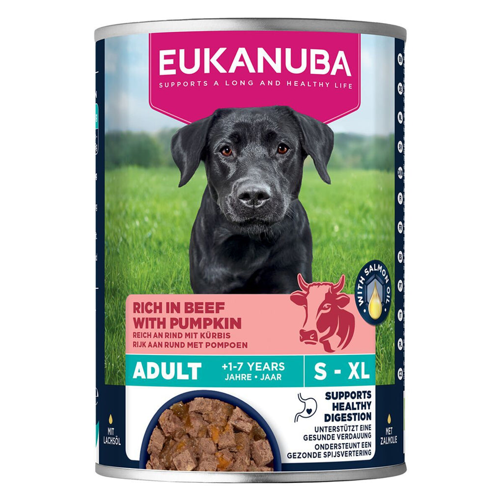 Eukanuba Dog Wet Adult Beef with Pumpkin Våtfoder till Hund 400 g
