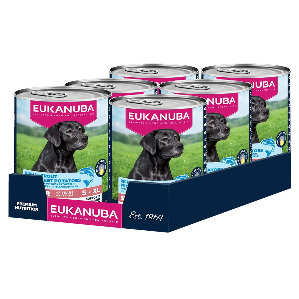 Eukanuba Dog Wet Senior Trout with Sweet Potatoes Våtfoder till Hund 400 g