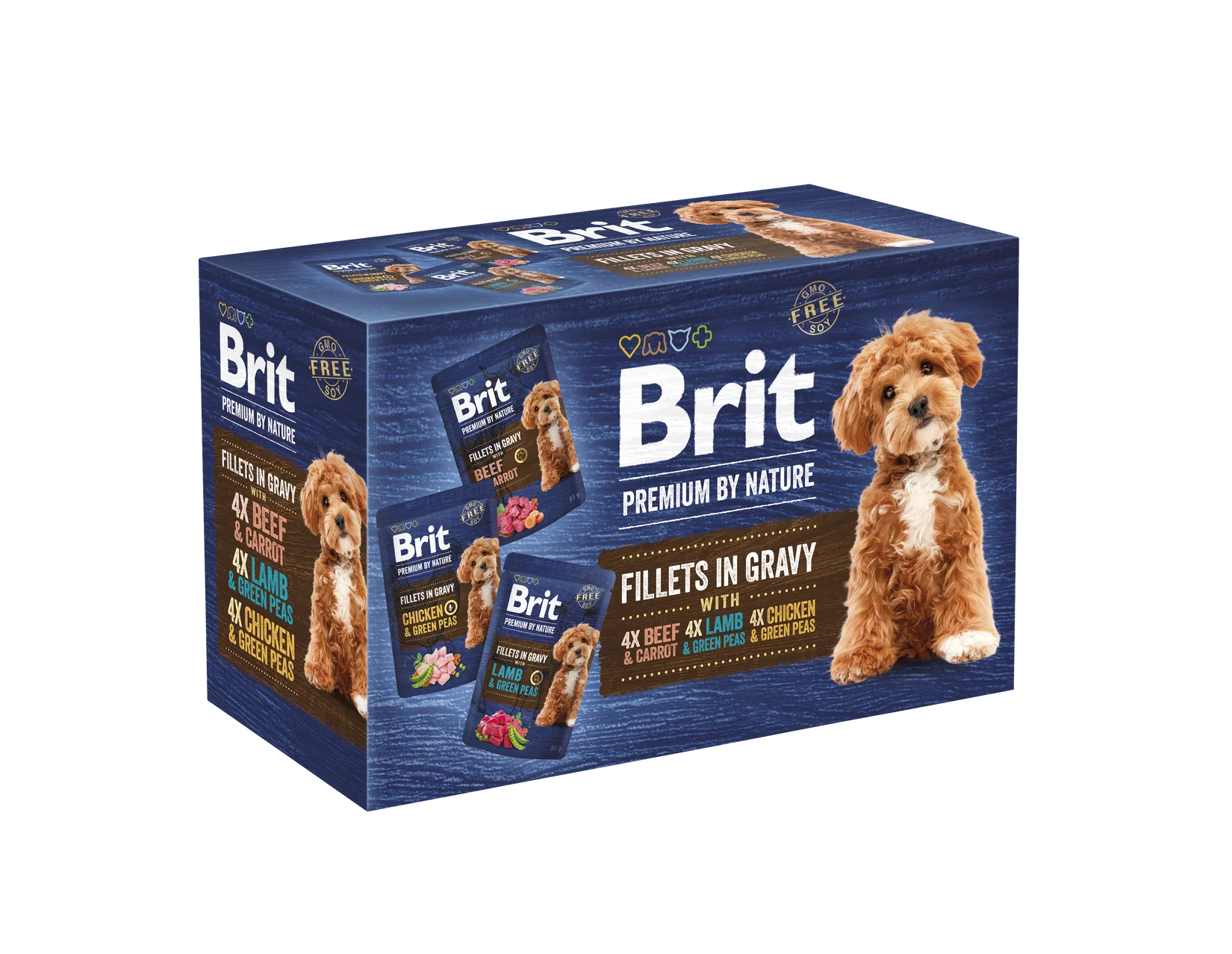 Brit Premium by Nature Filéer i Sås Multipack