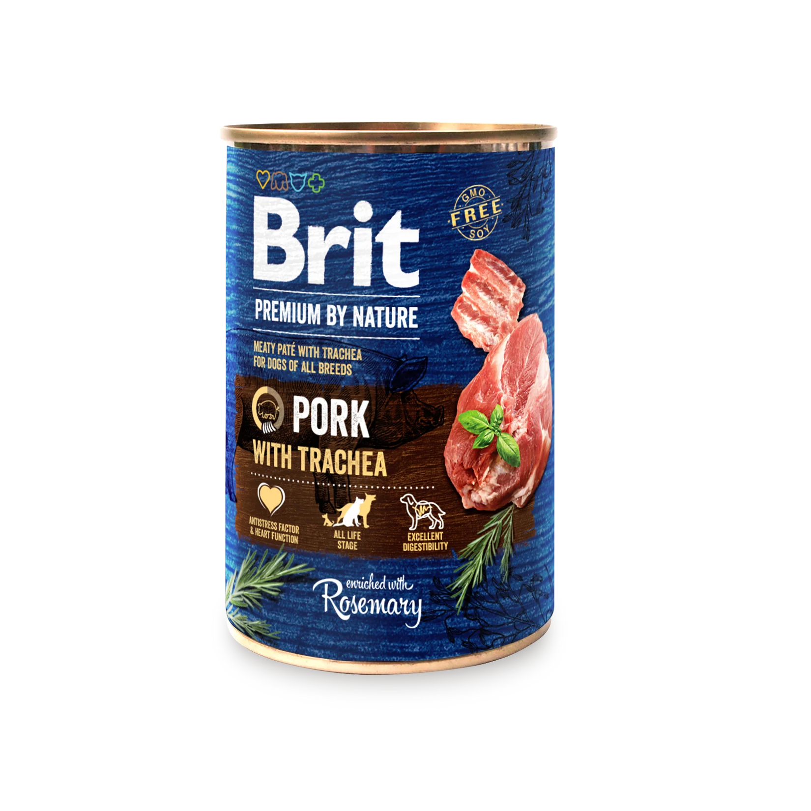 Brit Premium by Nature Fläsk & Strupe