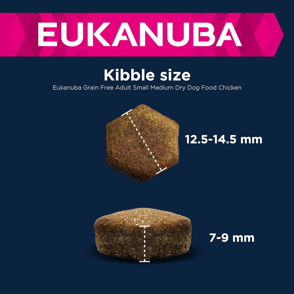 Eukanuba Grain Free Adult Small Medium Dry Dog Food Chicken