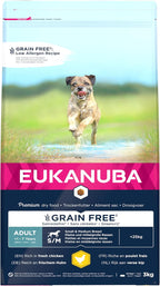 Eukanuba Grain Free Adult Small Medium Dry Dog Food Chicken