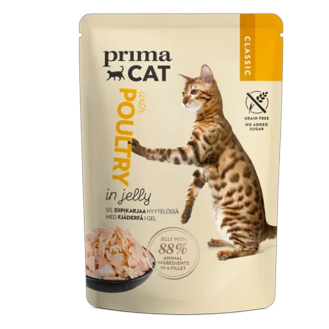 PrimaCat Classic Fågel i Gelé