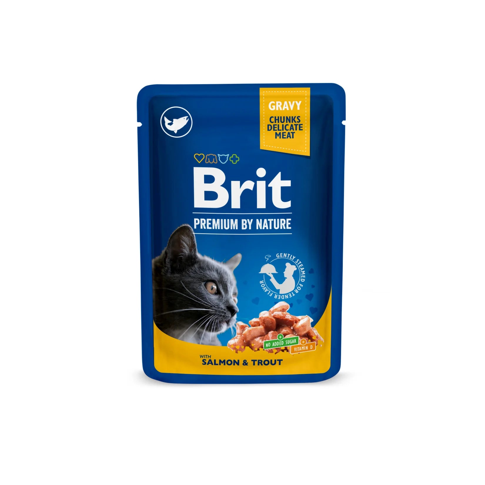 Brit Premium by Nature Katt Lax & Forell i Sås