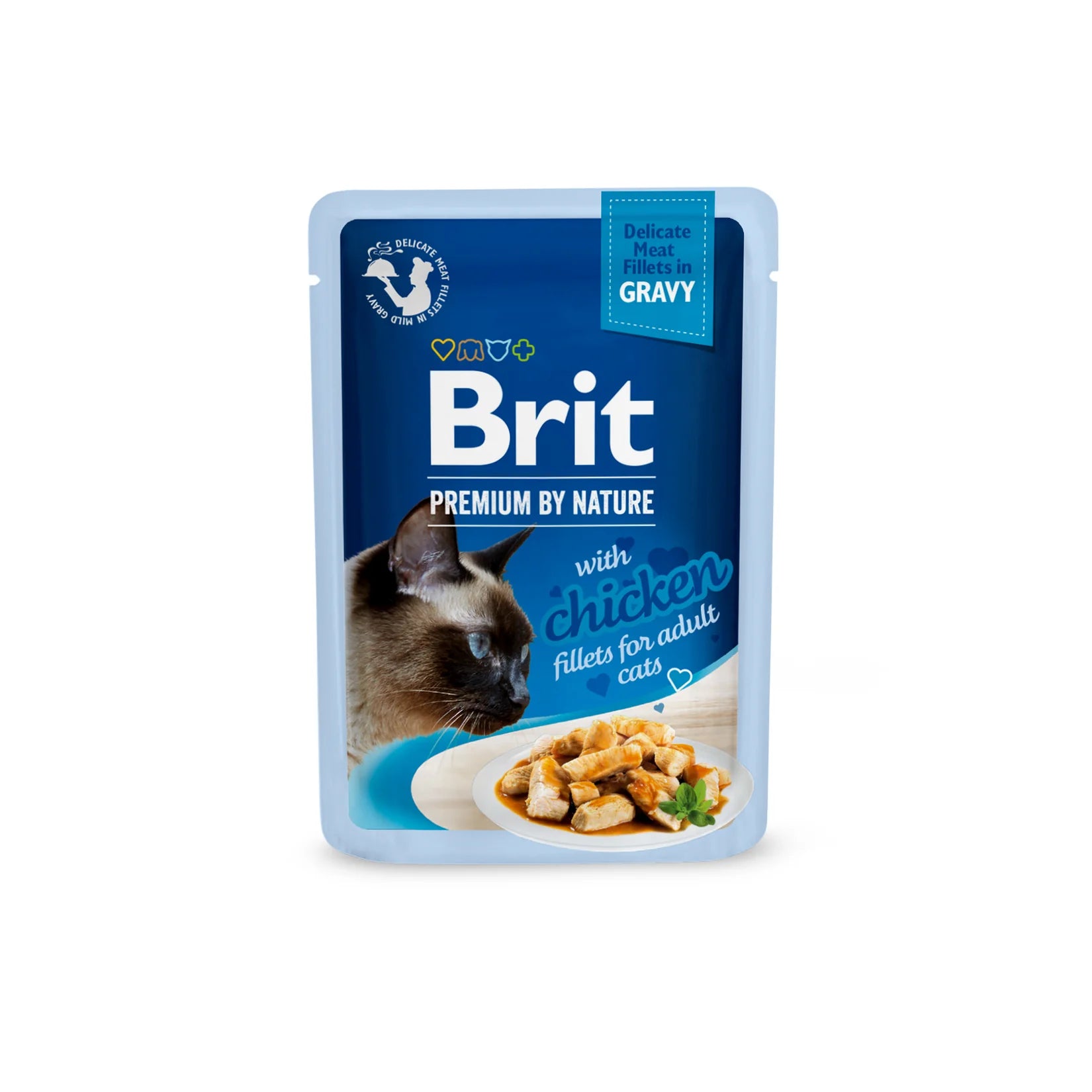 Brit Premium by Nature Katt Filéer i Sås Kyckling