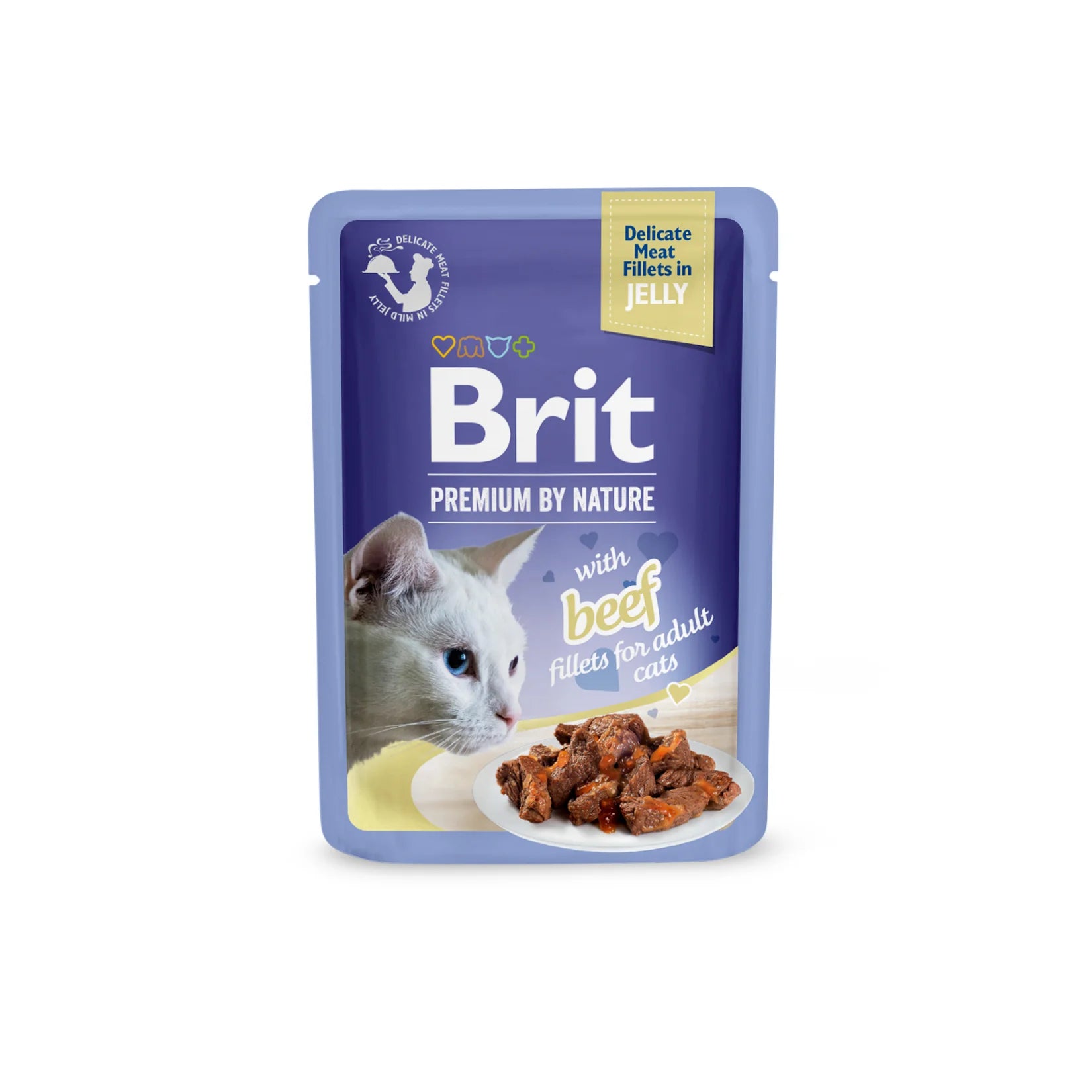 Brit Premium by Nature Katt Filéer i Gelé Biff