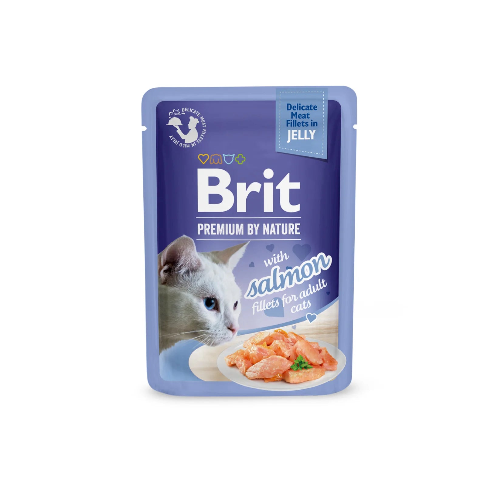 Brit Premium by Nature Katt Filéer i Gelé Lax