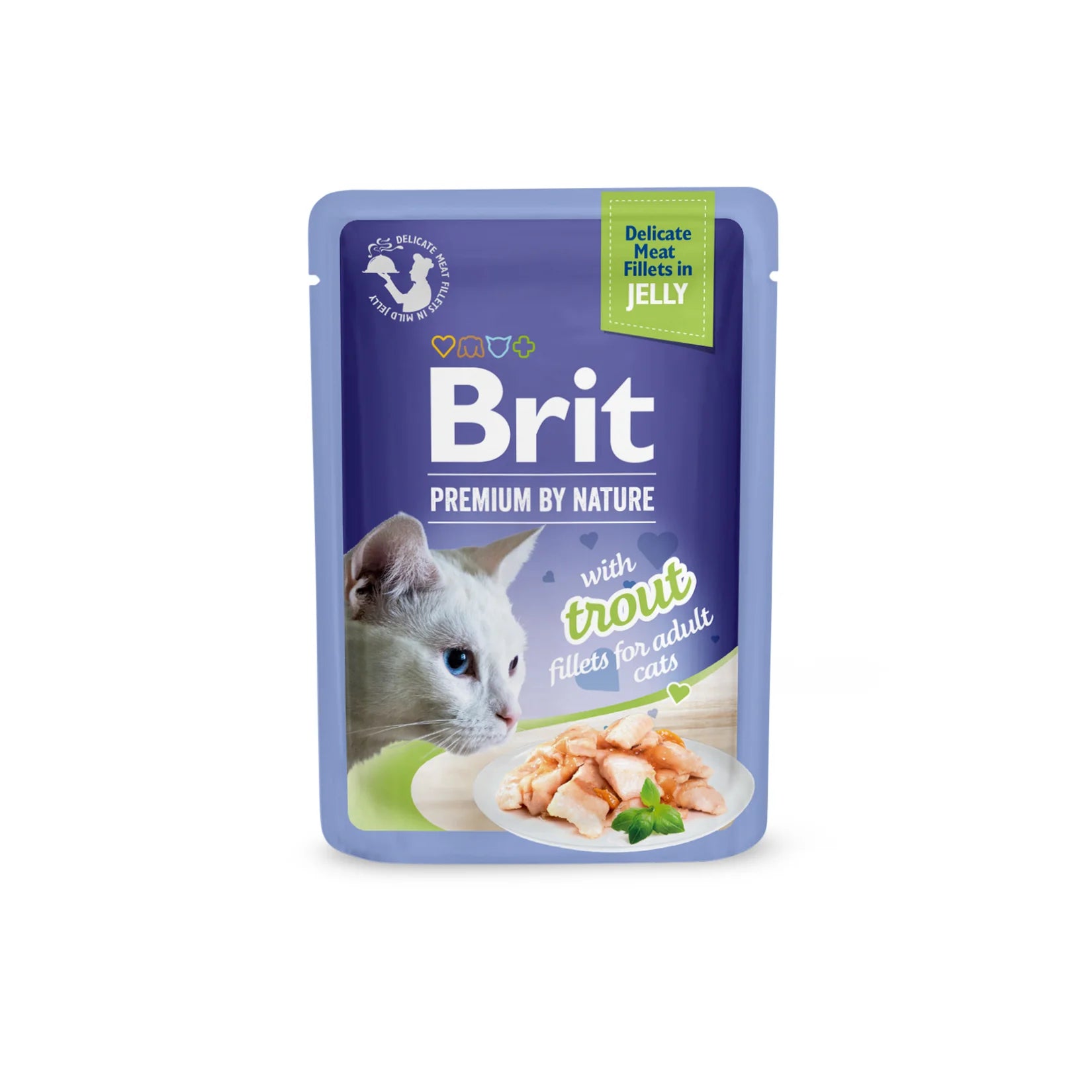 Brit Premium by Nature Katt Filéer i Gelé Öring