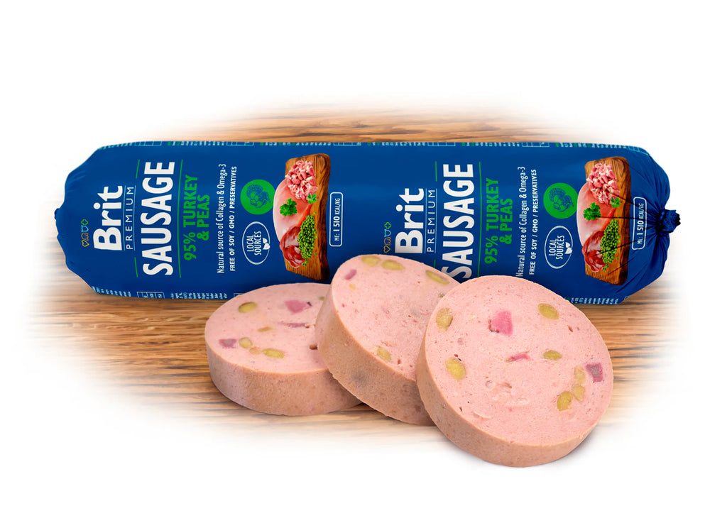 Brit Premium Korv Kalkon & Ärtor