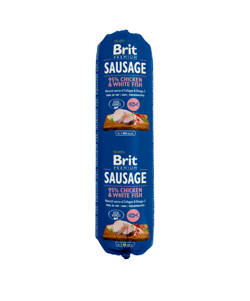 Brit Premium Korv Kyckling & Vit fisk