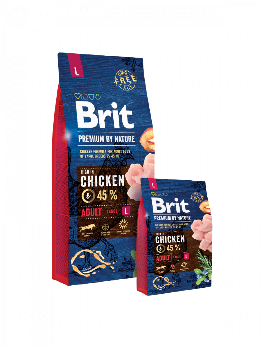 Brit Premium by Nature - Dog Adult Large Chicken
