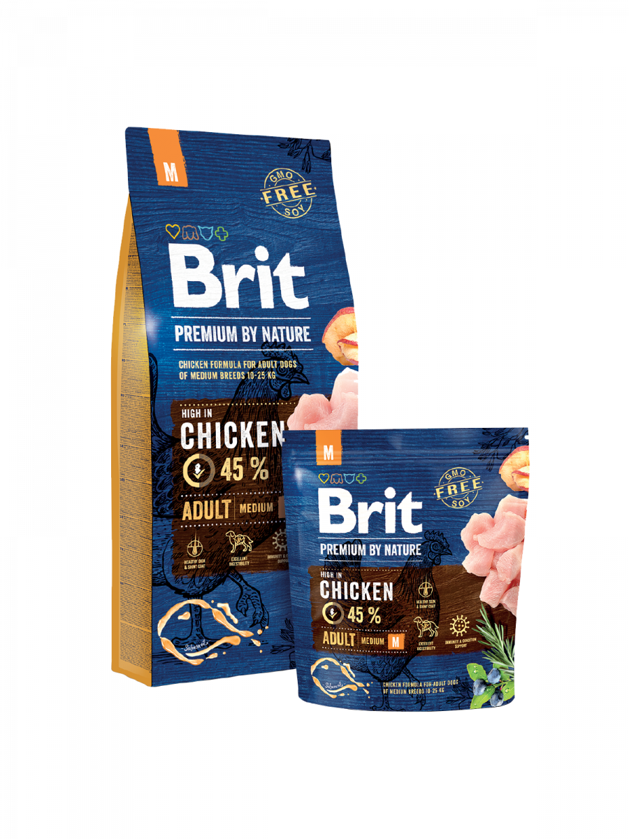 Brit Premium by Nature - Dog Adult Medium Chicken