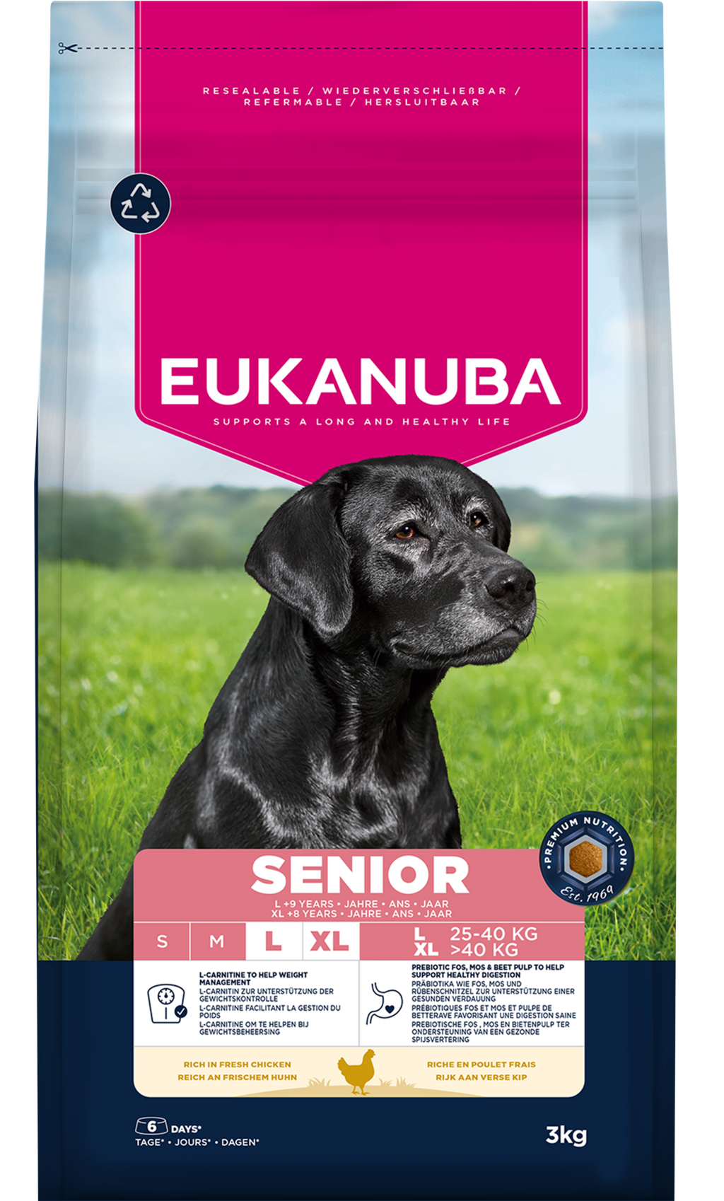 Eukanuba Dog Senior Large Breed Kyckling