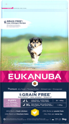 Eukanuba Puppy & Junior Large Grain-Free Chicken - Puppy food for dogs