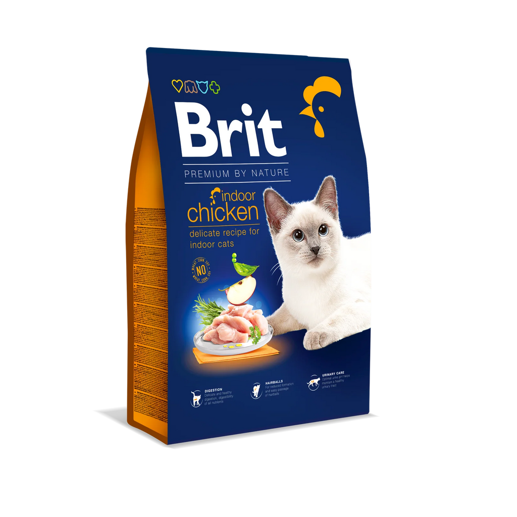 Brit Premium by Nature Katt Adult Indoor Kyckling