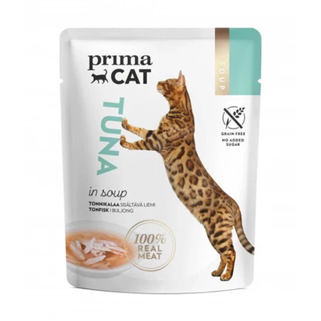 PrimaCat Soup Tonfisk i Buljong