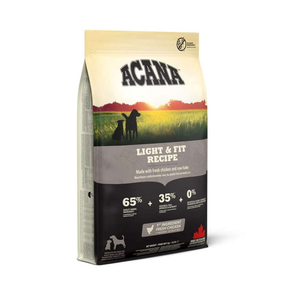 Acana Dog Light & Fit Torrfoder till Hund