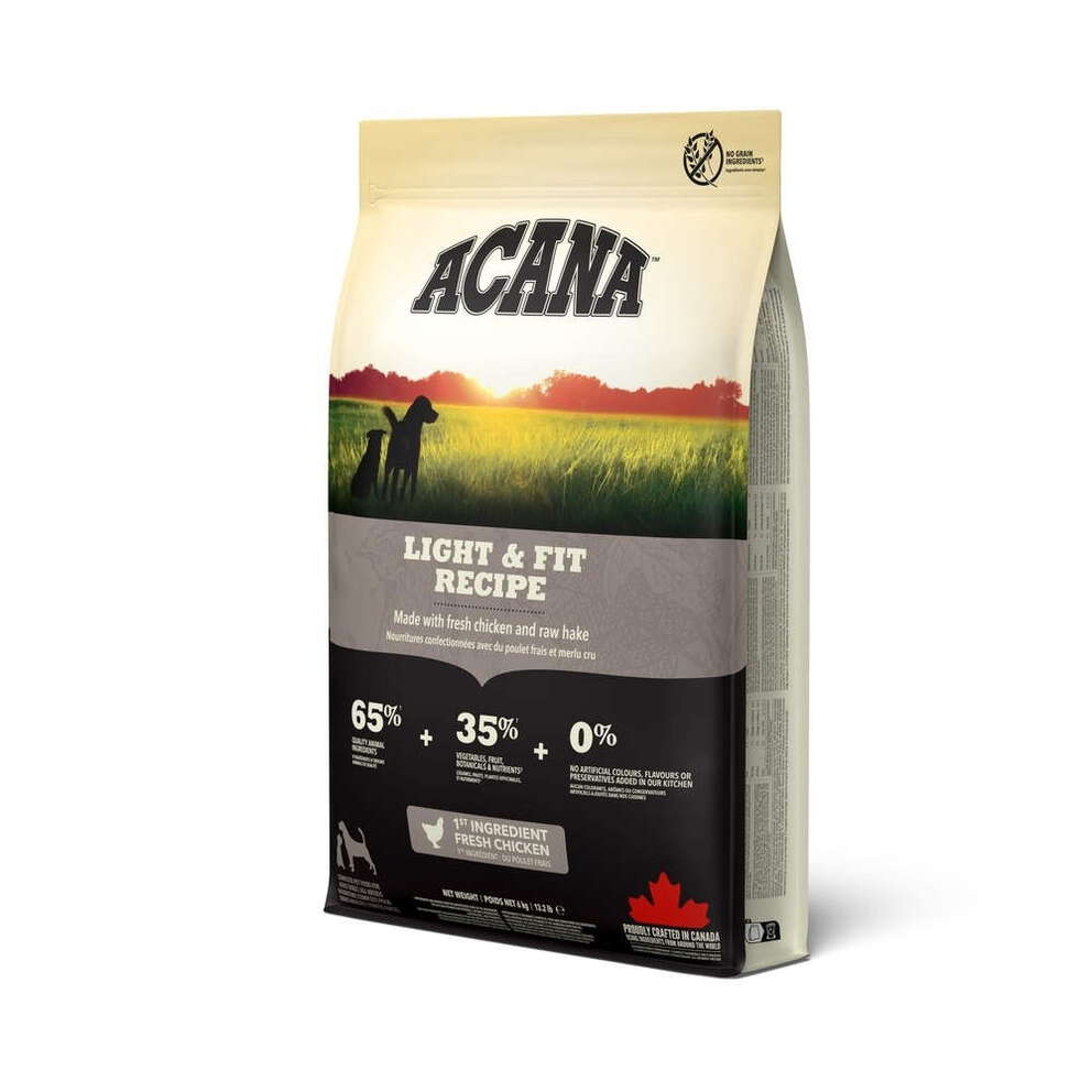 Acana Dog Light & Fit Torrfoder till Hund