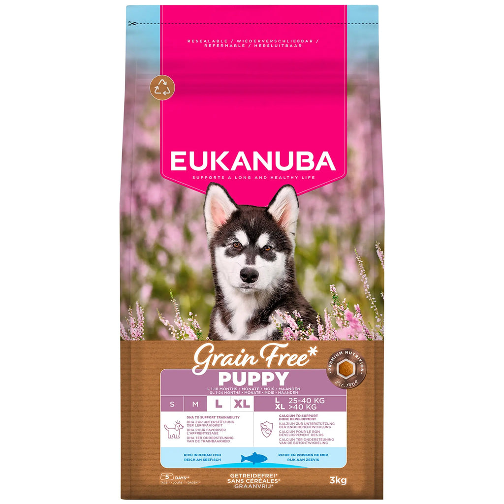 Eukanuba Grain Free Large Breed Ocean Fish Puppy Food