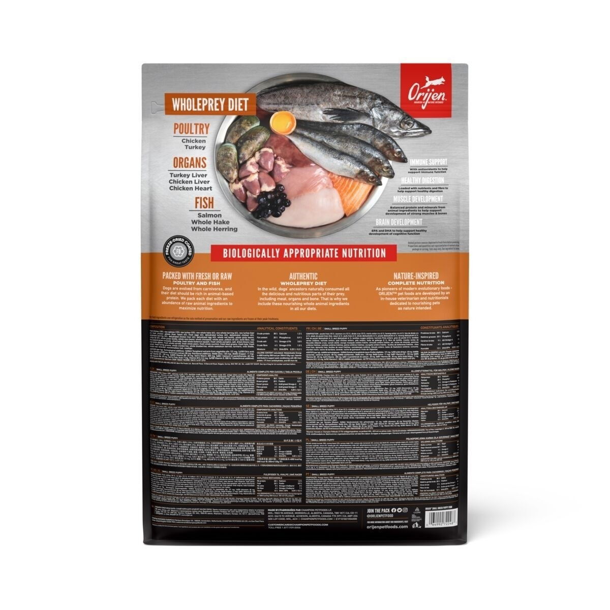 Orijen Dog Puppy Small Breed Poultry & Fish